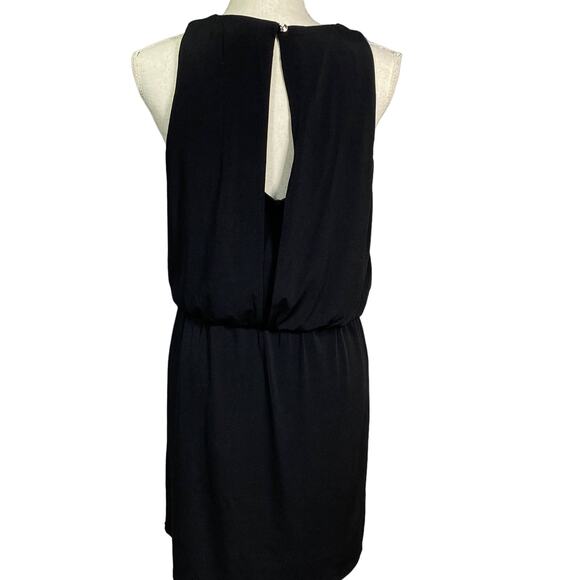 White House Black Market High-Neck Draped Mini Dress S Wedding Goth Egirl - Picture 3 of 13